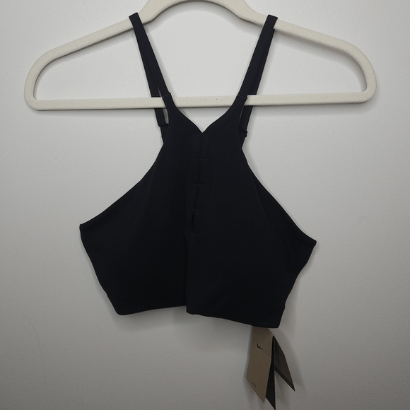 Nike Black Womens Keyhole Sports Bra NWT - Picture 4 of 9